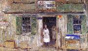 News Depot at Cos Cob Childe Hassam